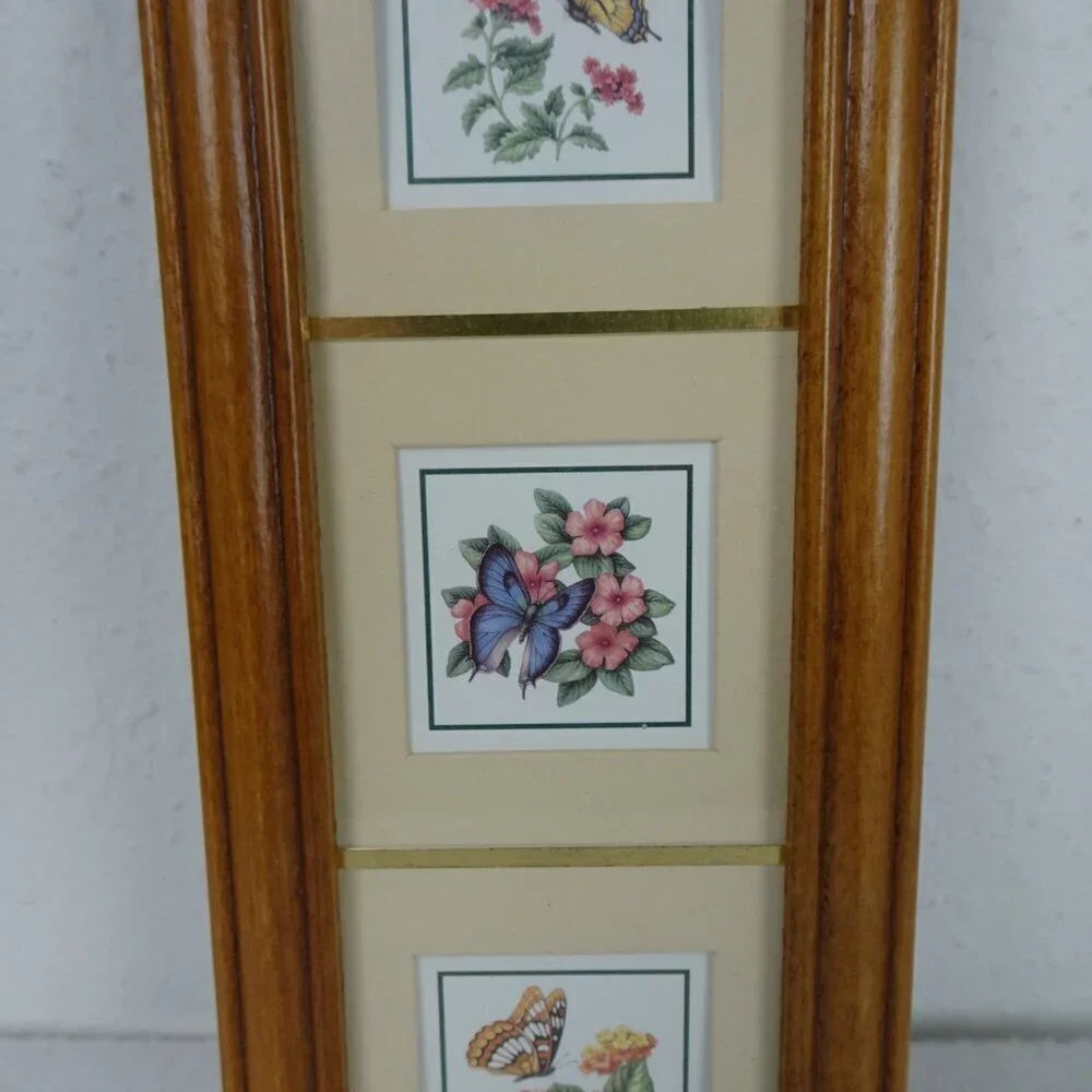 Heartfelt Decor Mini Wood Framed Square Photos Butterfly Rectangle Frame